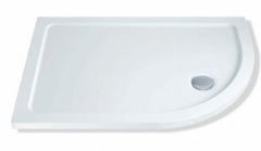 MX Elements Offset Quadrant Right Hand Shower Tray 1000mm x 800mm - TOO
