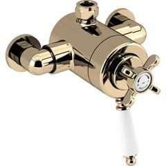 Bristan 1901 Thermostatic Exposed Dual Control Shower Valve, Top Outlet - N2 CSHXTVO G