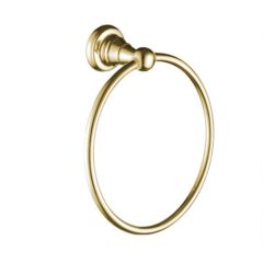 Bristan 1901 Wall Mounted Towel Ring - Gold - N2 RING G