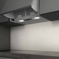 Neff N30 D61MAC1X0B 60cm Integrated Cooker Hood - Grey - Mounted Front View