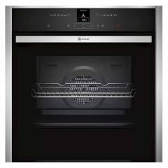 Neff N70 B17CR32N1B Built-In Single Electric Oven - Stainless Steel - Front Housing View