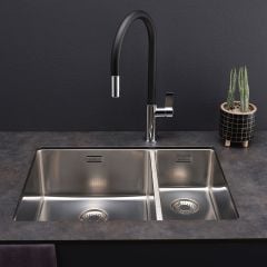 Reginox New York 1 Bowl Integrated Sink - NEW YORK 34X40 L