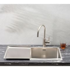 Reginox New York Elite Inset or Undermount Kitchen Sink - NEW YORK 40X40 L