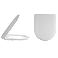 Nuie Soft Close Luxury D-Shaped Toilet Seat - NTS004