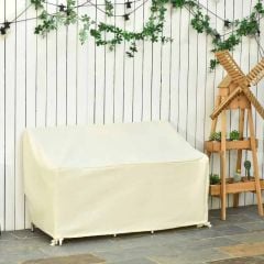 Outsunny 2 Seater Sofa Furniture Cover - 1400x840x560/940mm - Beige - 84B-055V01