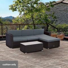 Outsunny 7 Piece Garden Funiture Cushions - Grey - 84B-864V70GY