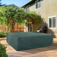 Outsunny Dining Set Furniture Cover - 2300x2300x700mm - Green - 84B-351