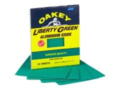 Oakey Multi Purpose Green Aluminium Oxide Sheets 230 x 280mm Assorted (4) - OAK84727