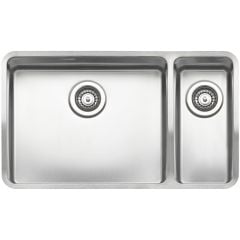Reginox Ohio 50 x 40 + 18 x 40 Elite Integrated Kitchen Sink - Main Bowl Left - OHIO 50X40+18X40 L