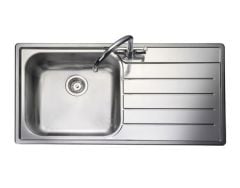Rangemaster Oakland 1 Bowl Stainless Steel Kitchen Sink - OL9851R/