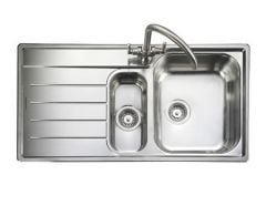 Rangemaster Oakland 1.5 Bowl Stainless Steel Kitchen Sink - OL9852L/