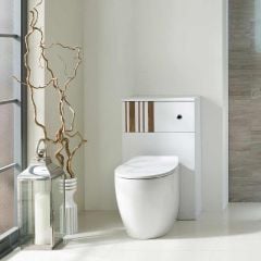 Calypso Novoli WC Unit - Opal White - 4528