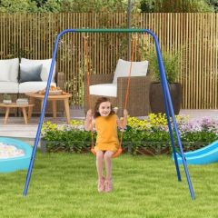 Outsunny 2 In 1 Kids Swing - Multicolour - 344-079V00OG Lifestyle Main Image