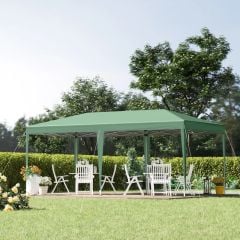 Outsunny Pop-Up Garden Gazebo with Carry Bag 6000x3000mm - Green - 84C-118GN