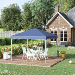 Outsunny Pop-Up Garden Gazebo with Carry Bag 3000x3000mm - Blue - 84C-263