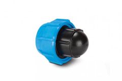 Polypipe Barrier Pipe Fitting 25mm Polyguard end cap - BWMPGF40925