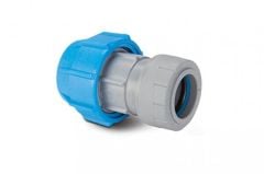 Polypipe Barrier Pipe Fitting 25 x 22mm Polyguard plastic adaptor - BWMPGF47825