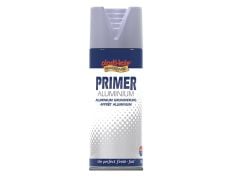Plastikote Aluminium Primer Spray Paint 400ml - PKT10604