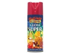 Plastikote Super Gloss Spray Paint Bright Red 400ml - PKT1120