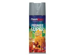 Plastikote Super Grey Primer Spray Paint 400ml - PKT1148