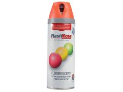 Plastikote Twist & Spray Paint Fluorescent Orange 400ml - PKT1902