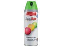 Plastikote Twist & Spray Paint Fluorescent Green 400ml - PKT1903