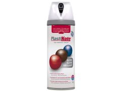 Plastikote Twist & Spray Paint Gloss White 400ml - PKT21102