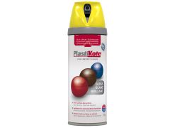 Plastikote Twist & Spray Paint Gloss New Yellow 400ml - PKT21104
