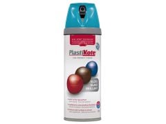 Plastikote Twist & Spray Paint Gloss Mediterranean Blue 400ml - PKT21118