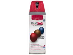 Plastikote Twist & Spray Paint Satin Real Red 400ml - PKT22106