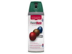 Plastikote Twist & Spray Paint Satin Hunter Green 400ml - PKT22112