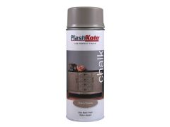 Plastikote Chalk Finish Spray Paint Dark Hessian 400ml - PKT27102