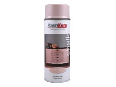Plastikote Chalk Finish Spray Paint Pale Rose 400ml - PKT27105