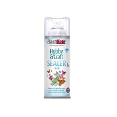 Plastikote Hobby & Craft Sealer Spray Paint Clear Gloss 400ml - PKT4141