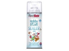 Plastikote Hobby & Craft Sealer Spray Paint Clear Satin 400ml - PKT4142