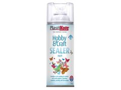 Plastikote Hobby & Craft Sealer Spray Paint Clear Matt 400ml - PKT4143