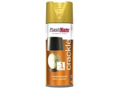 Plastikote Crackle Touch Spray Paint Gold Base Coat 400ml - PKT482
