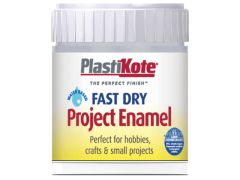 Plastikote Fast Dry Spray Enamel Paint B35 Bottle Chrome 59ml - PKTB35W