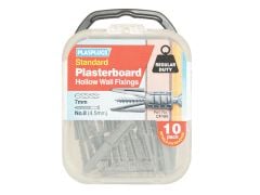 Plasplugs CF 104 Standard Plasterboard Fixings Pack of 10 - PLACF104