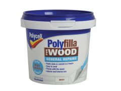 Polycell Polyfilla for Wood General Repairs White Tub 380g - PLCWGRWH380