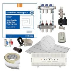 Polypipe UFH Overlay Lite 15 House Pack 40m2 (2 Circuits) - PLUOL15402