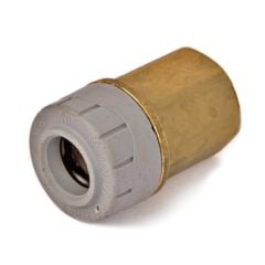 Polyplumb Female Adaptor DZR Brass Body 15mm x 1/2"