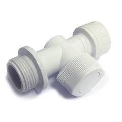 15mm & 22mm GREY FITTINGS COLD WATER POLYPLUMB POLYPIPE STOPCOCK PUSH FIT SIZES 