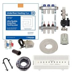 Polypipe UFH Staple Floor House Pack 100m² (5 Circuits) - PLUSS1005