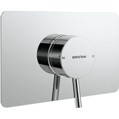 Bristan Prism Thermostatic Concealed Single Control Shower Valve - PM2 SQSHCVO C