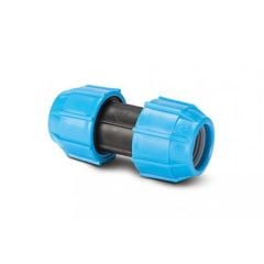 Polypipe MDPE 20mm Polyfast straight coupler - BWM40020