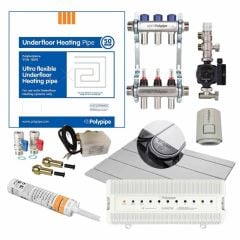 Polypipe UFH Overlay House Pack 40m² (4 Circuits) - PLUO404