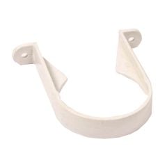Polypipe 68mm Round Downpipe Bracket White