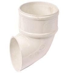 Polypipe 68mm Round Downpipe Shoe White