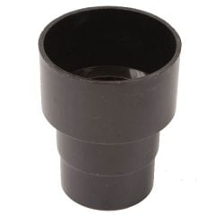 Polypipe 68mm Round Downpipe Connector Black - PPRRR131BLK